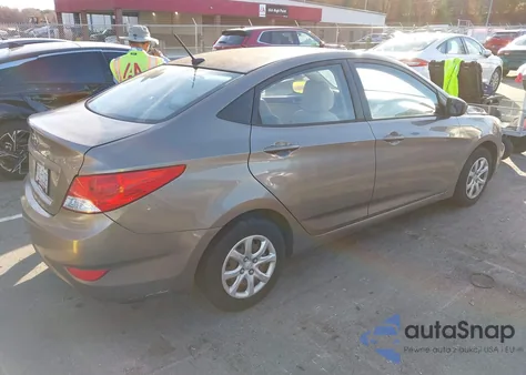 2013 Hyundai Accent Gls из США, поврежденный, VIN KMHCT4AE1DU446576